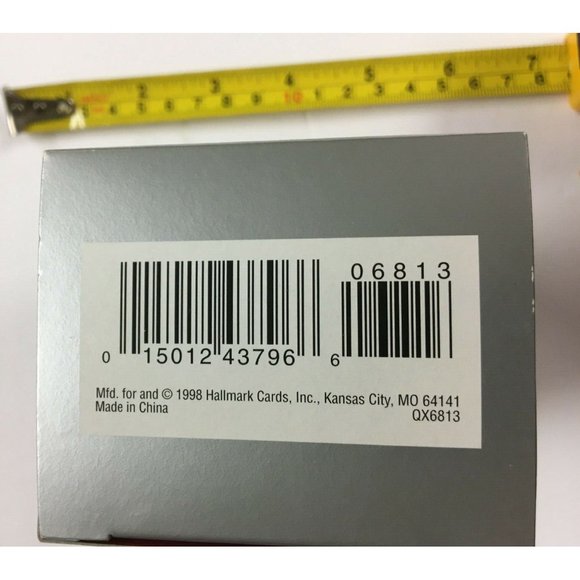 Christmas Ornament "Good Luck Dice" Hallmark 1998 QX6813 - Picture 4 of 4